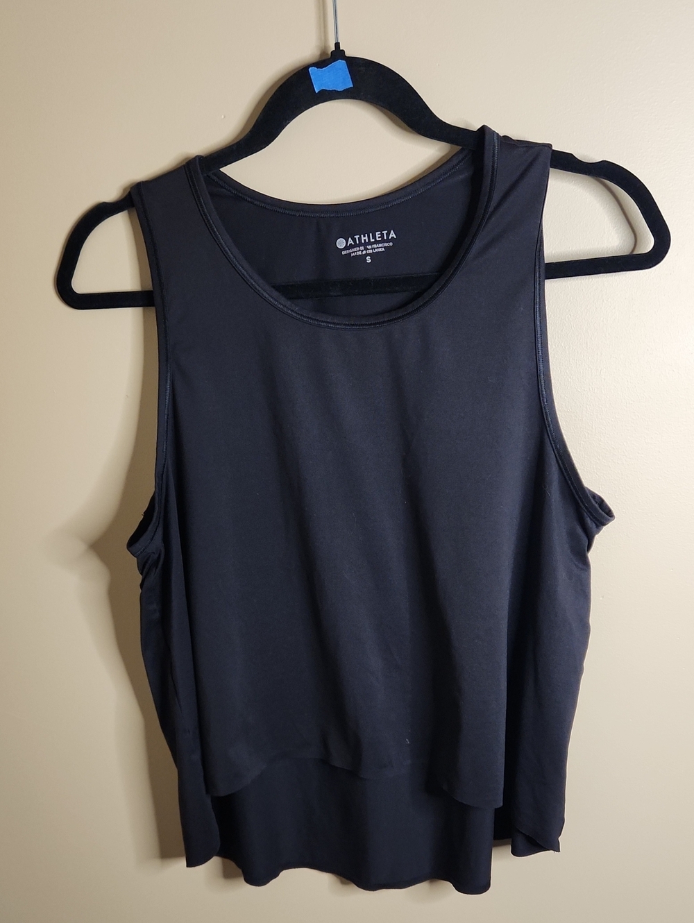 Athleta Chi Muscle Tank in Black. Size S. #294128